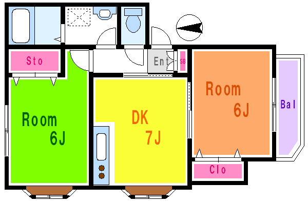 パトリア１番館  間取り図