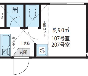 ガーデン平井    間取り