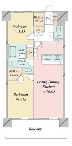 レジディア南千住 間取り図