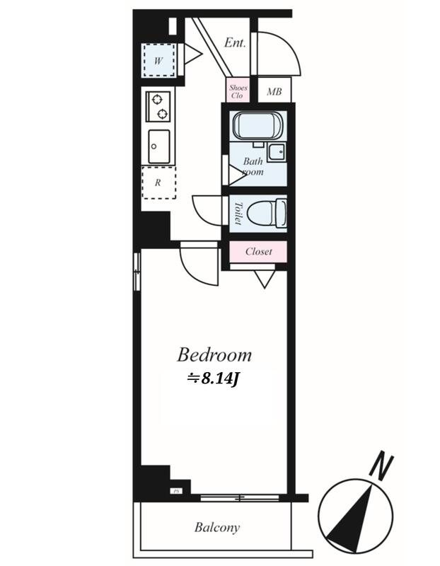 アクアリガーレ西日暮里イースト 間取り