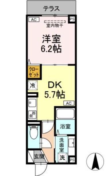 ルリアン北小岩Ⅲ 間取り