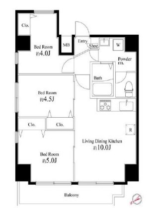 グランパーク東京ＥＡＳＴ   間取り