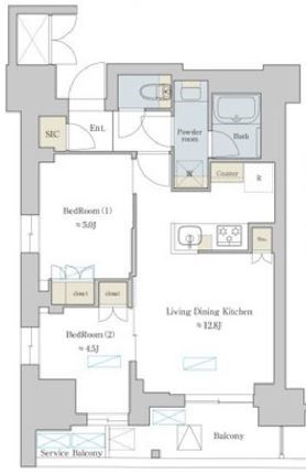 Brillia ist町屋 間取り