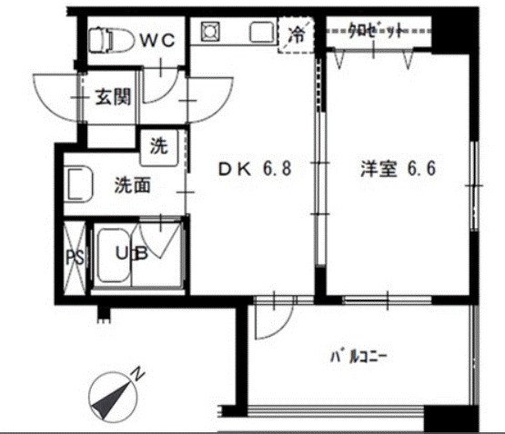 ユリカロゼ西新井駅前 間取り