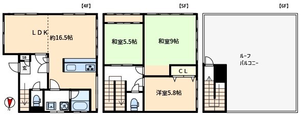 マツモトビル 間取り図