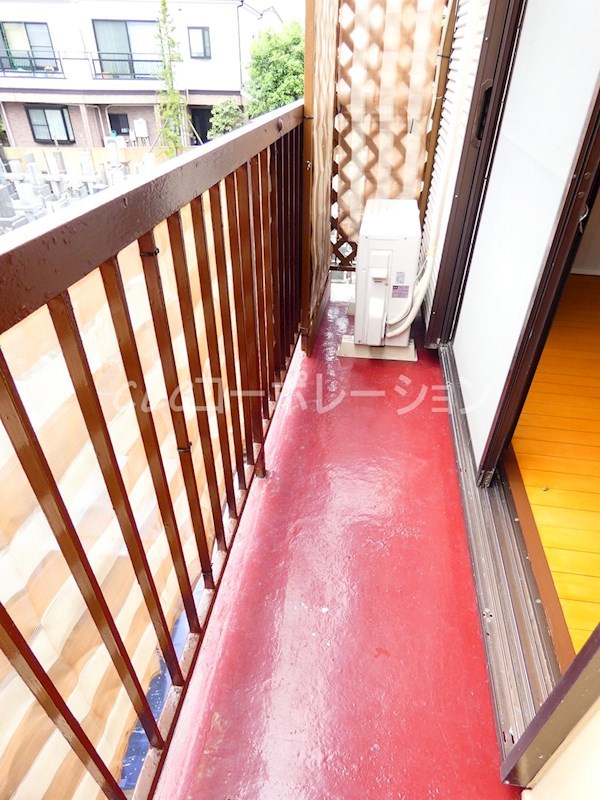 コーポ第二フクジュ ベランダ