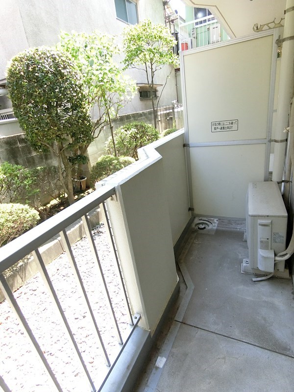 シティハイムカネカ ベランダ