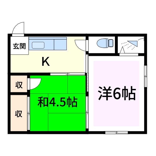 メゾン志賀   間取り