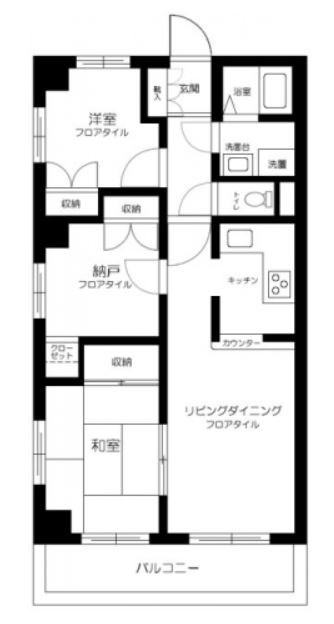 成加パラシオン  間取り
