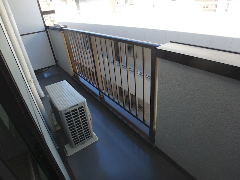 高山ハイツ ベランダ