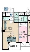 Gute Wohnung　北千住 間取り図
