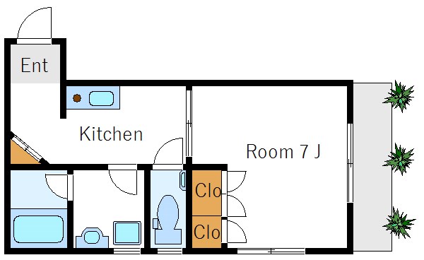 木舎　花の木 間取り
