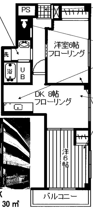 グレース笹倉 202号室 間取り