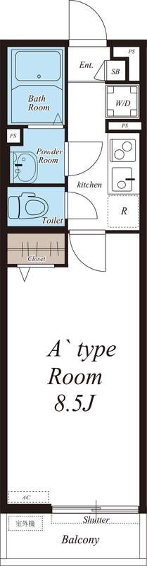 リブリ・江北 間取り