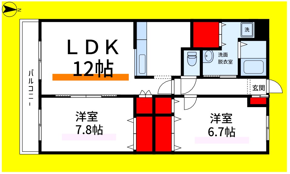 ヌーヴォアージュ  間取り