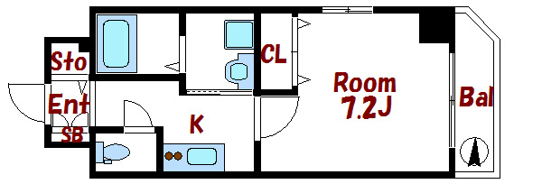 グランヴァン王子駅前  間取り