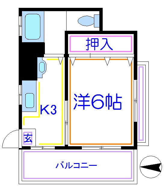 穂波マンション 間取り