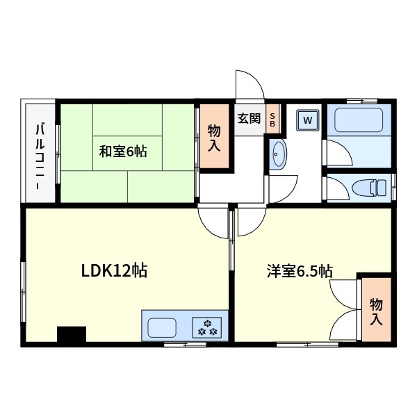 ヴィラ赤津  間取り