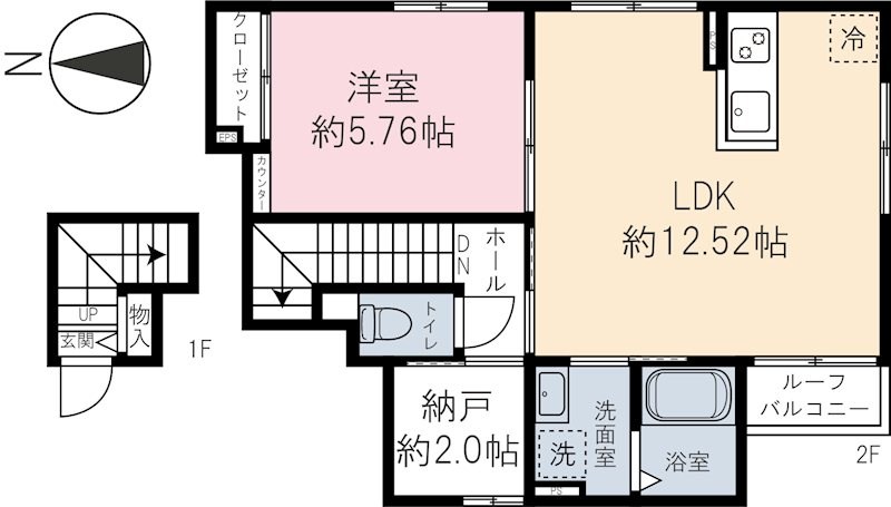 Ｐｅｅｋ－ａ－ｂｏｏ 間取り図