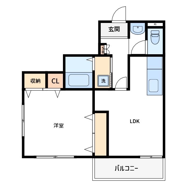コンフォート日暮里 間取り図