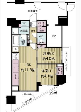 イニシア北千住レジデンス 間取り