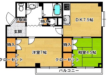 フラットソフィア  間取り図