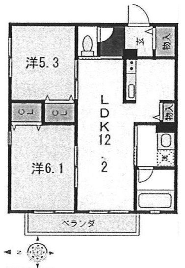イレブン 202号室 間取り