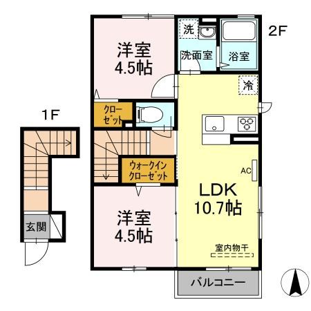 アビテ西新小岩Ⅱ 間取り