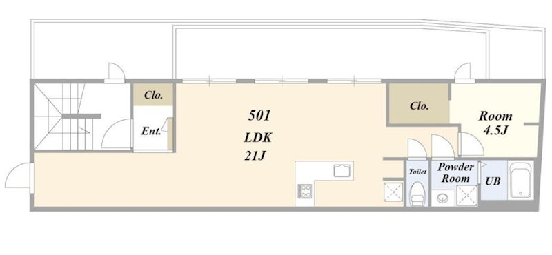 エポックヴィクトワール田端 間取り