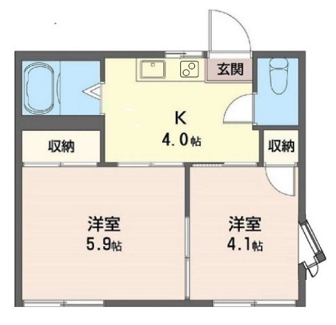 メゾンラフィーネＡ 101号室 間取り