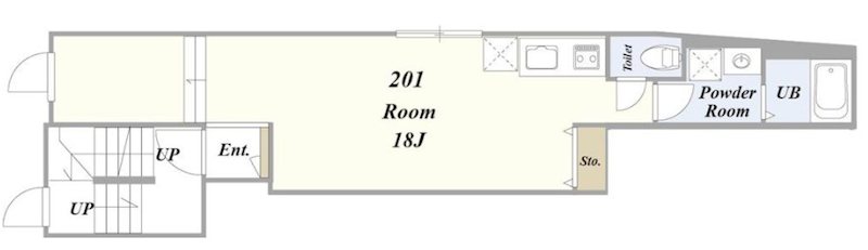 エポックヴィクトワール田端 間取り