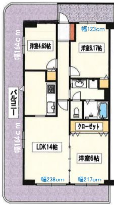 リバーサイドタウン木場南スカイハイツ  間取り