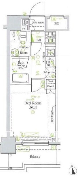 グラントゥルース門前仲町 間取り