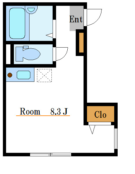 ファーストホーム森下  203号室 間取り