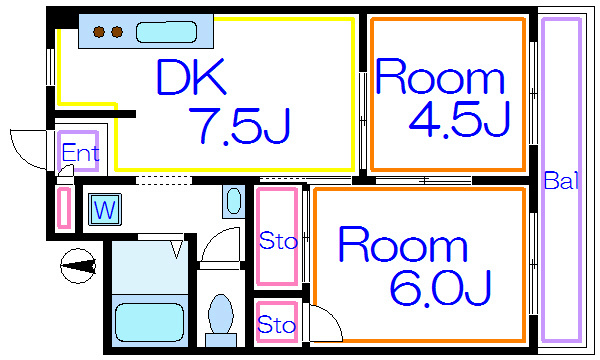 第一日東ハイツ 間取り図