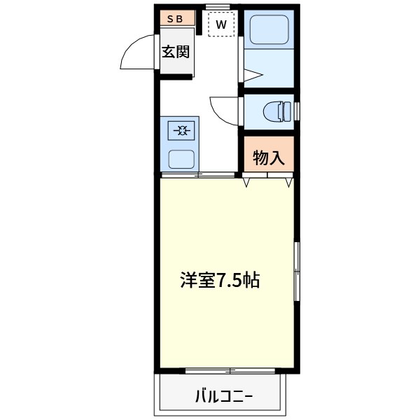 カサグランデ町屋   間取り図