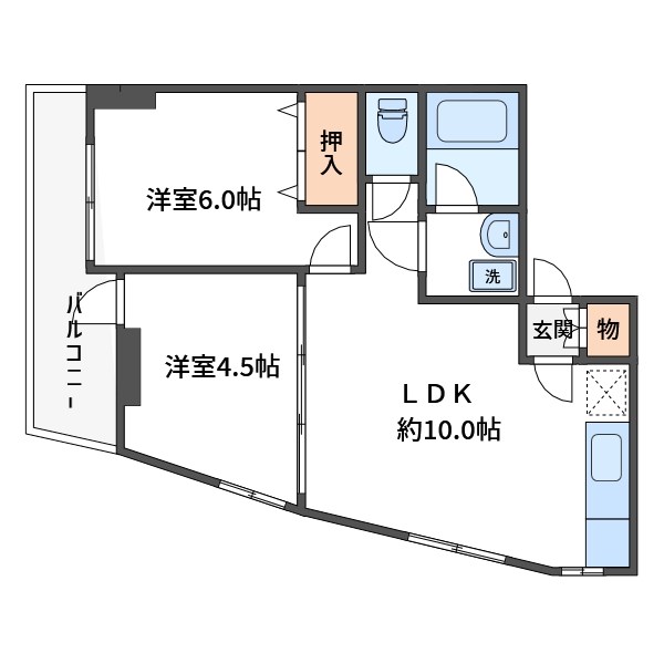 カーサーシンセラー  間取り図