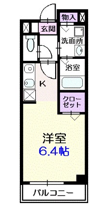エターニティ 101号室 間取り
