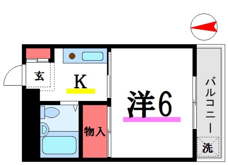 塩田ビル 102号室 間取り