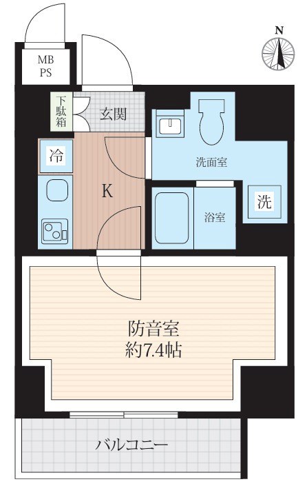 WHARF bo-on 住吉 間取り