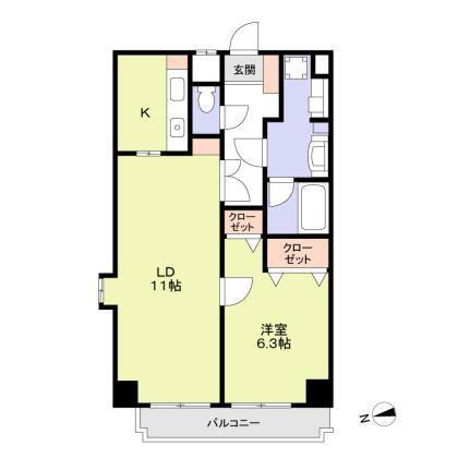 綾東ヴィレッジ弐番館 間取り