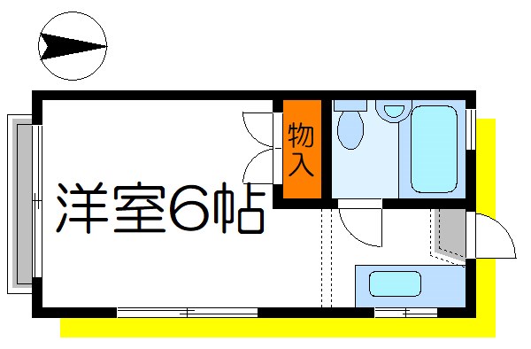 ロゼ７ 716号室 間取り