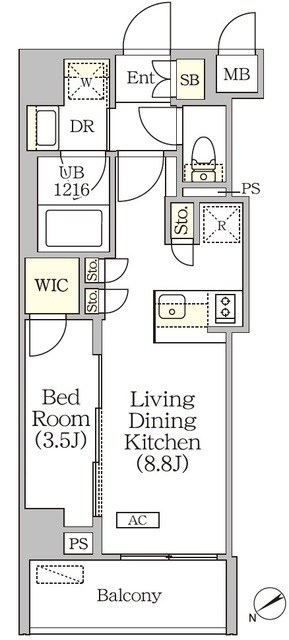 ＯＲＳＵＳ清澄白河リバーフロント 間取り