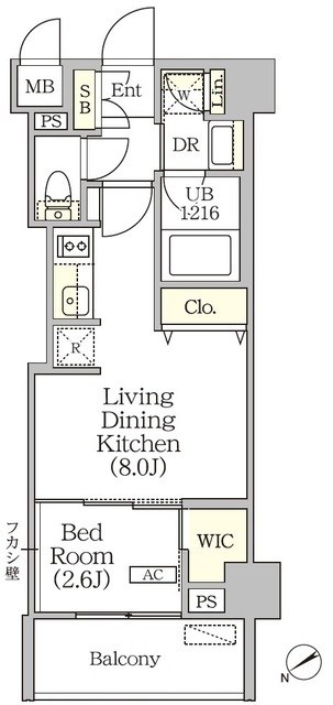 ＯＲＳＵＳ清澄白河リバーフロント 間取り