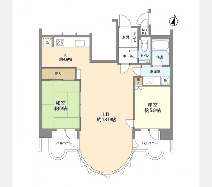 ルネ小岩 間取り