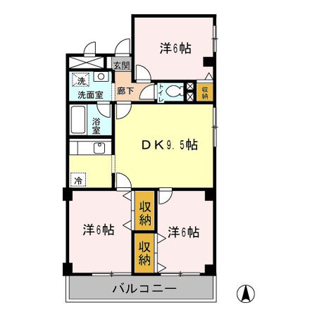 グランドール   間取り