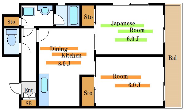 リバーサイドテラス  間取り図