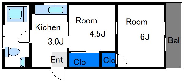 ライフ芙蓉 間取り図