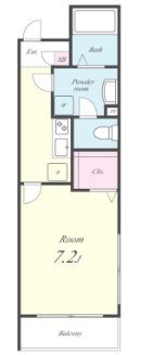 グランディール門前仲町  間取り