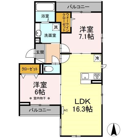 Riziere六町 間取り
